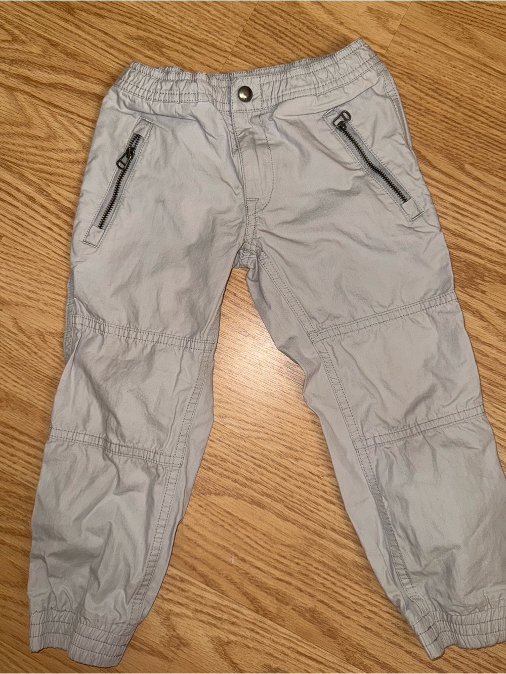Polo by Ralph Lauren Light Gray Kids Cargo Joggers
